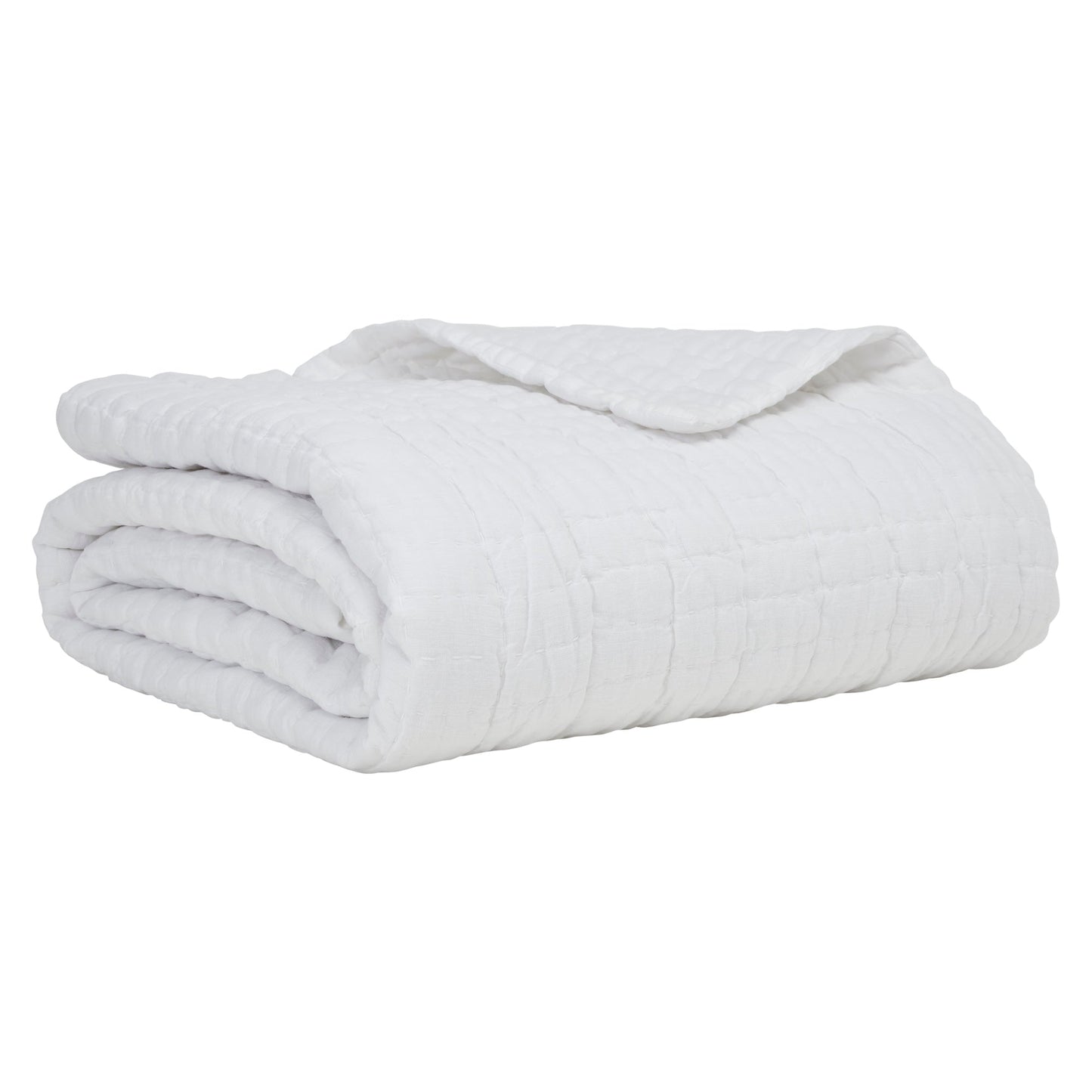Logan Grid European Linen Quilt