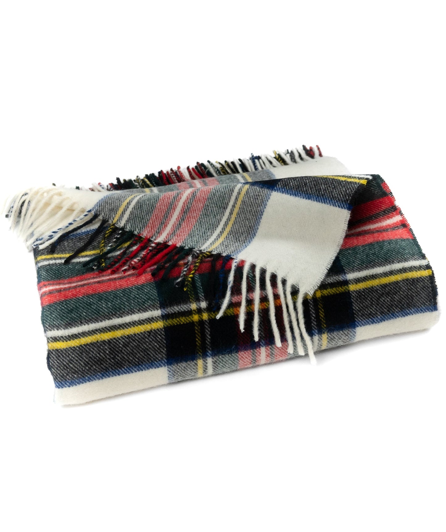 Highland Tartan Tweed Merino Wool Throw ~ Dress Stewart ~ - Osadia Concept Store