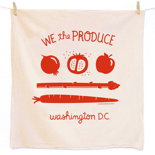 We The Produce DC Flag Dish Towel