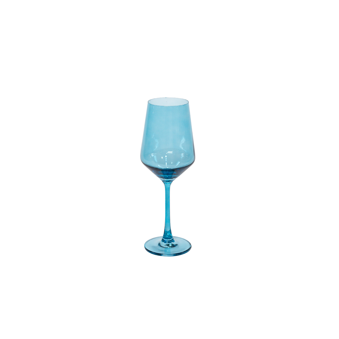 Blue Lagoon - Colored Wine Glass