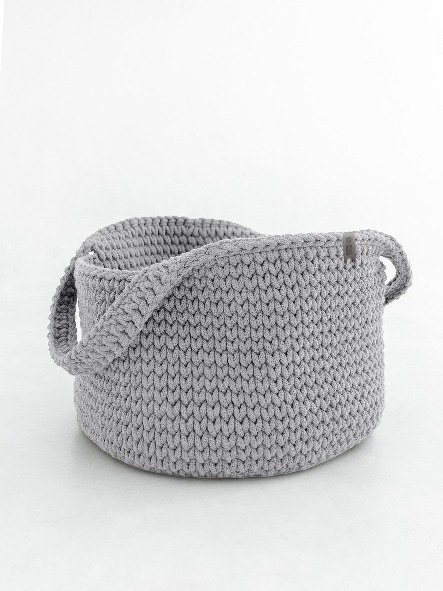 Basket Round with Handles