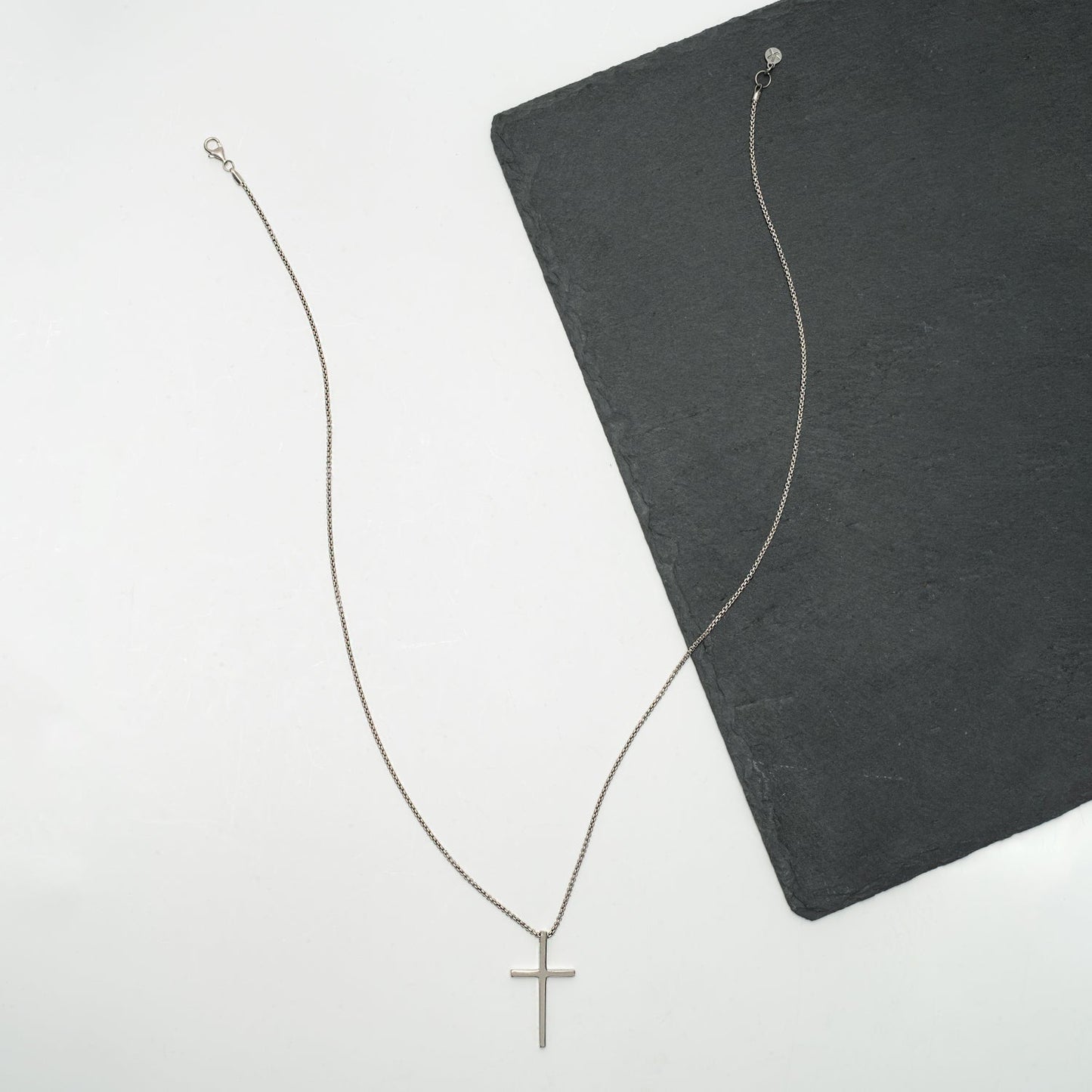 The Classic Cross Necklace in Sterling Silver