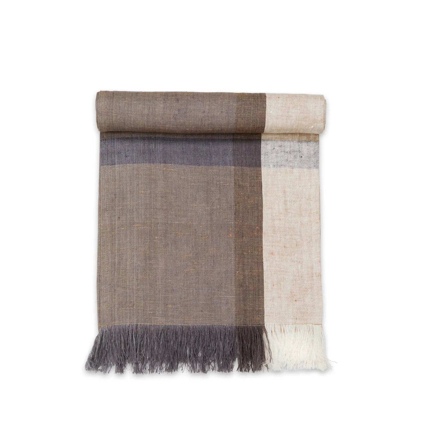 HINTERLAND Handwoven Linen Table Runner. 100% Flax Linen – Fair Trade – Artisan Made - Osadia Concept Store
