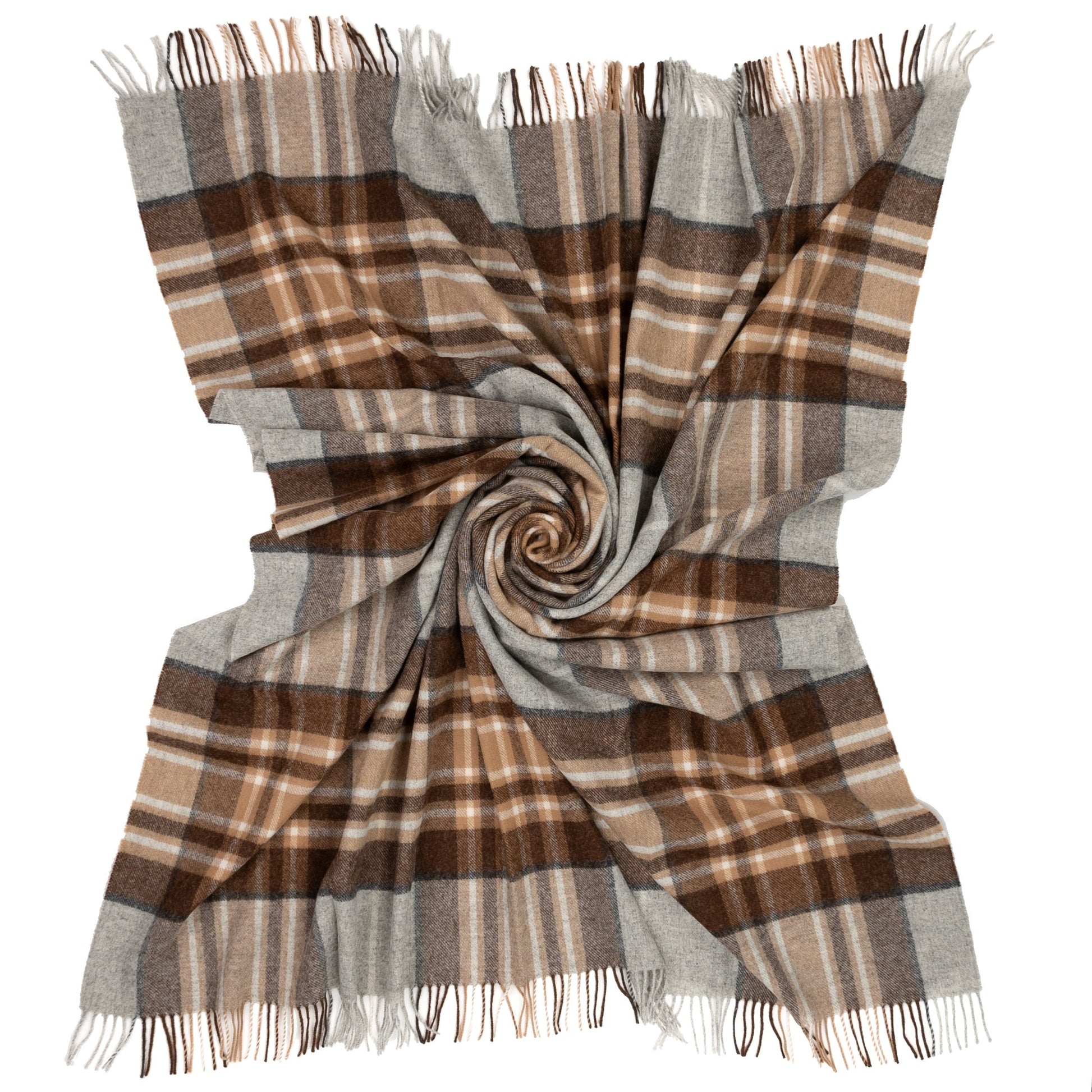 Highland Tweeds Shetland Lambswool Throw (McKellar) - Osadia Concept Store