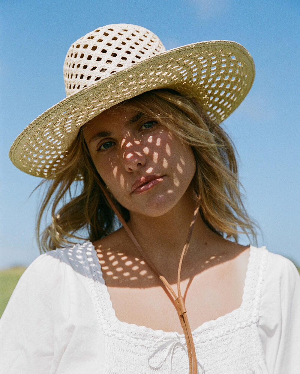 La Ranchera Cut-Out Straw Hat