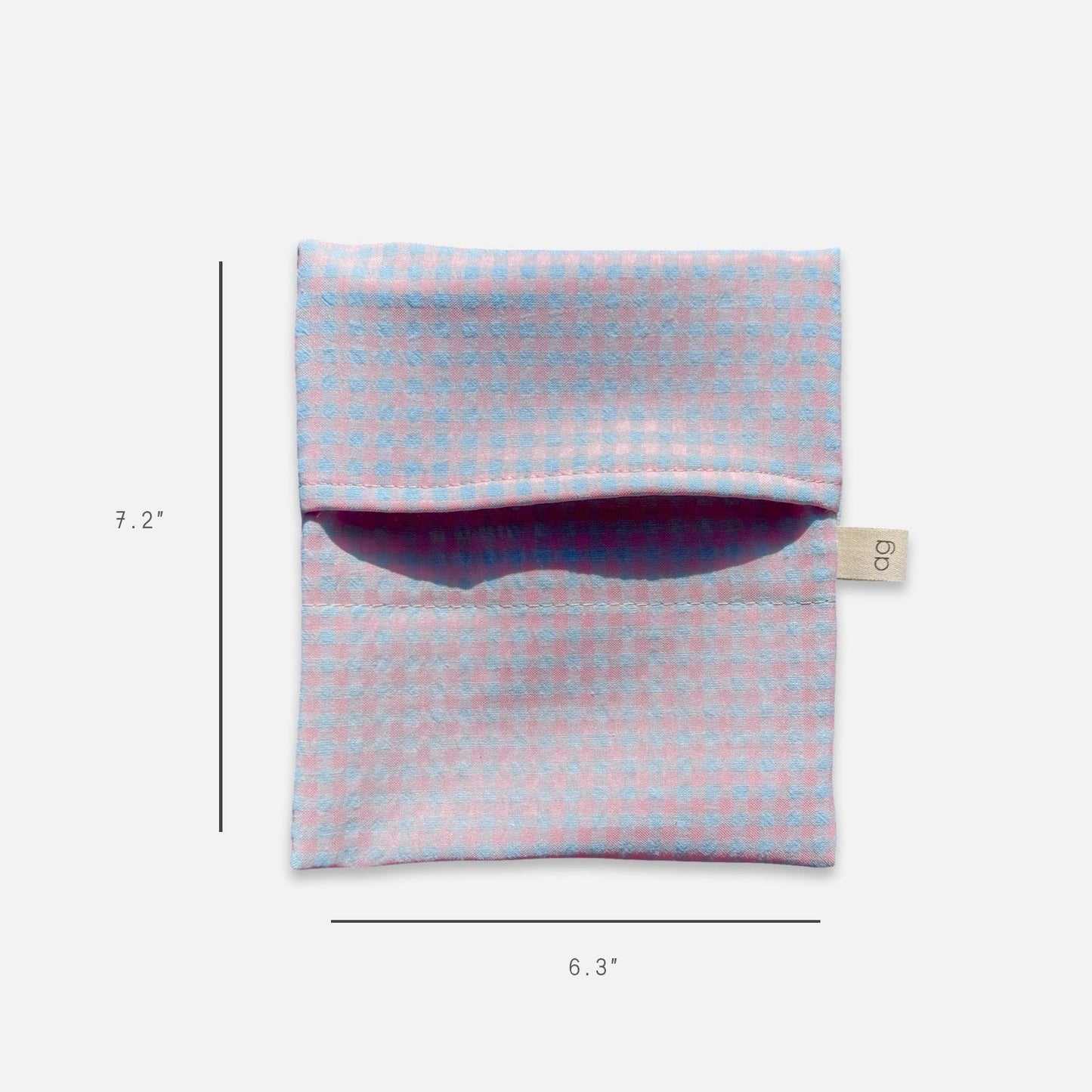 Double Layer Gingham Food Bag Set