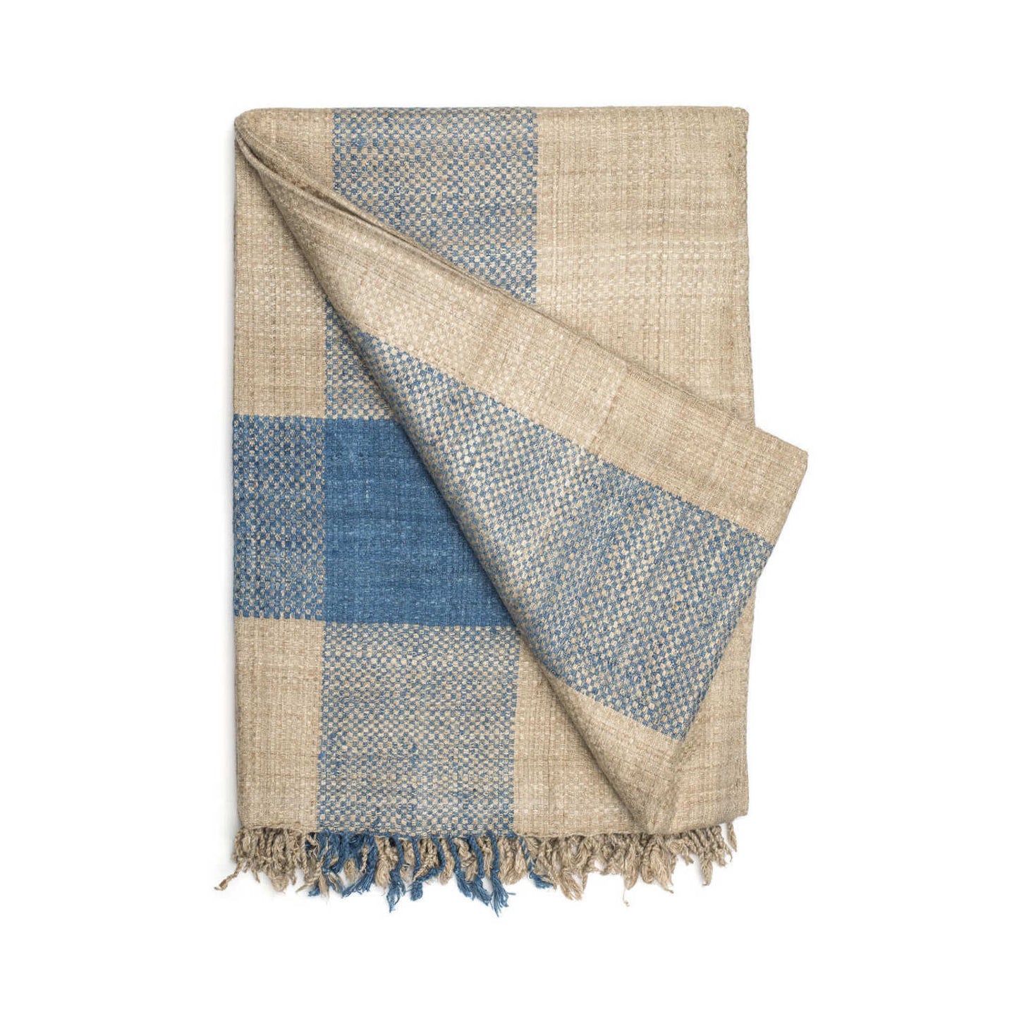 BORDER Handwoven Cruelty-free Silk Throw – Fair Trade – Artisan Made