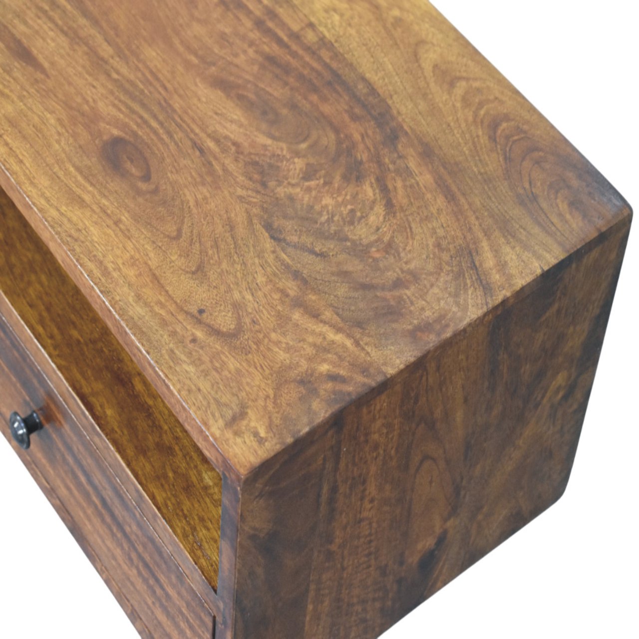 Solid Wood Lunar Wall-Mounted Media Unit