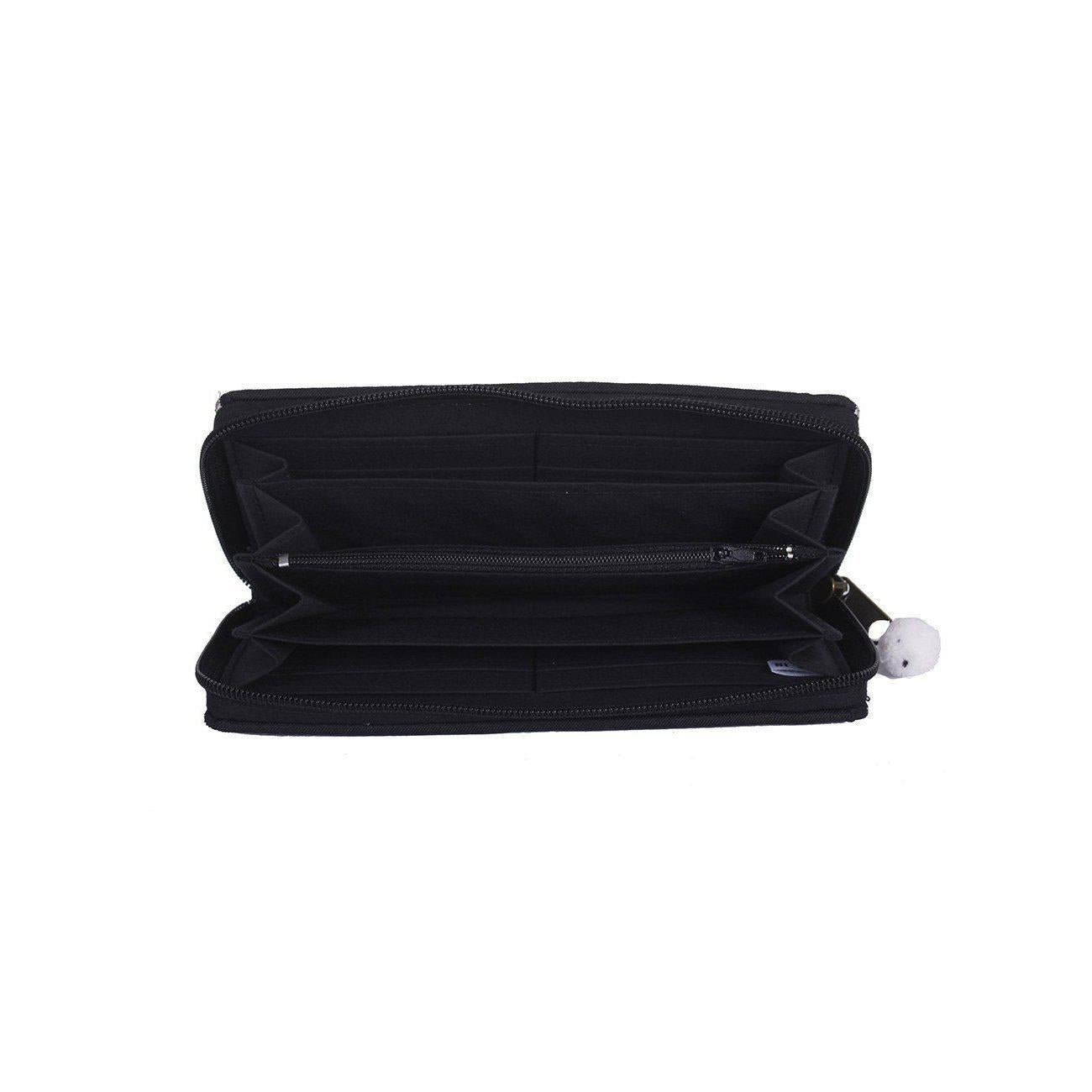 Deco Jaw Embroidered Wallet - Thailand