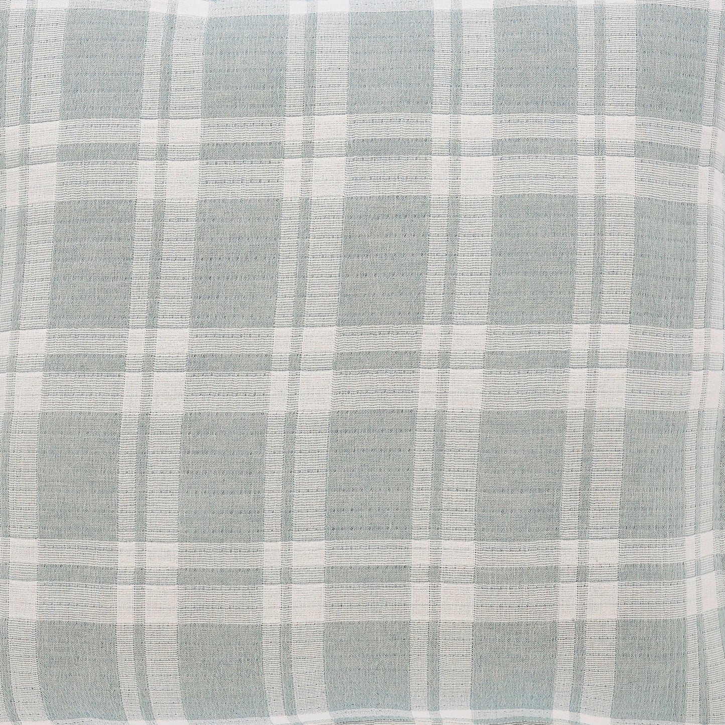 Doyle Check Cotton Blanket Deco Pillow
