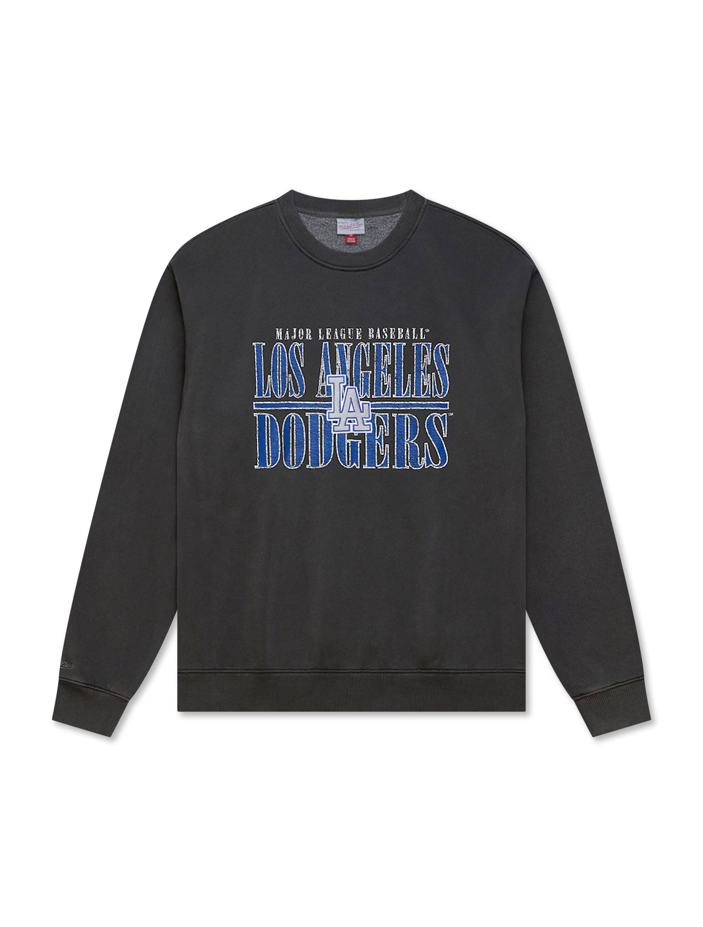 Mitchell & Ness Dodgers Downtown Fleece Crewneck - Black