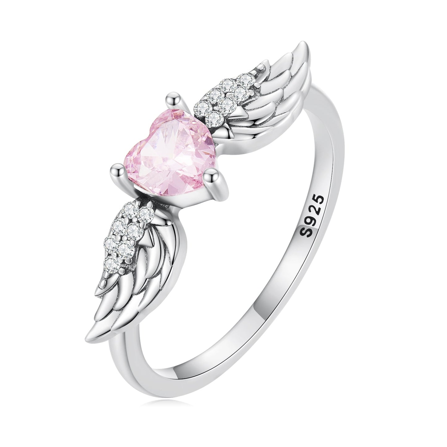 925 Sterling Silver CZ Oxidized Ring Size 6.0 for Women