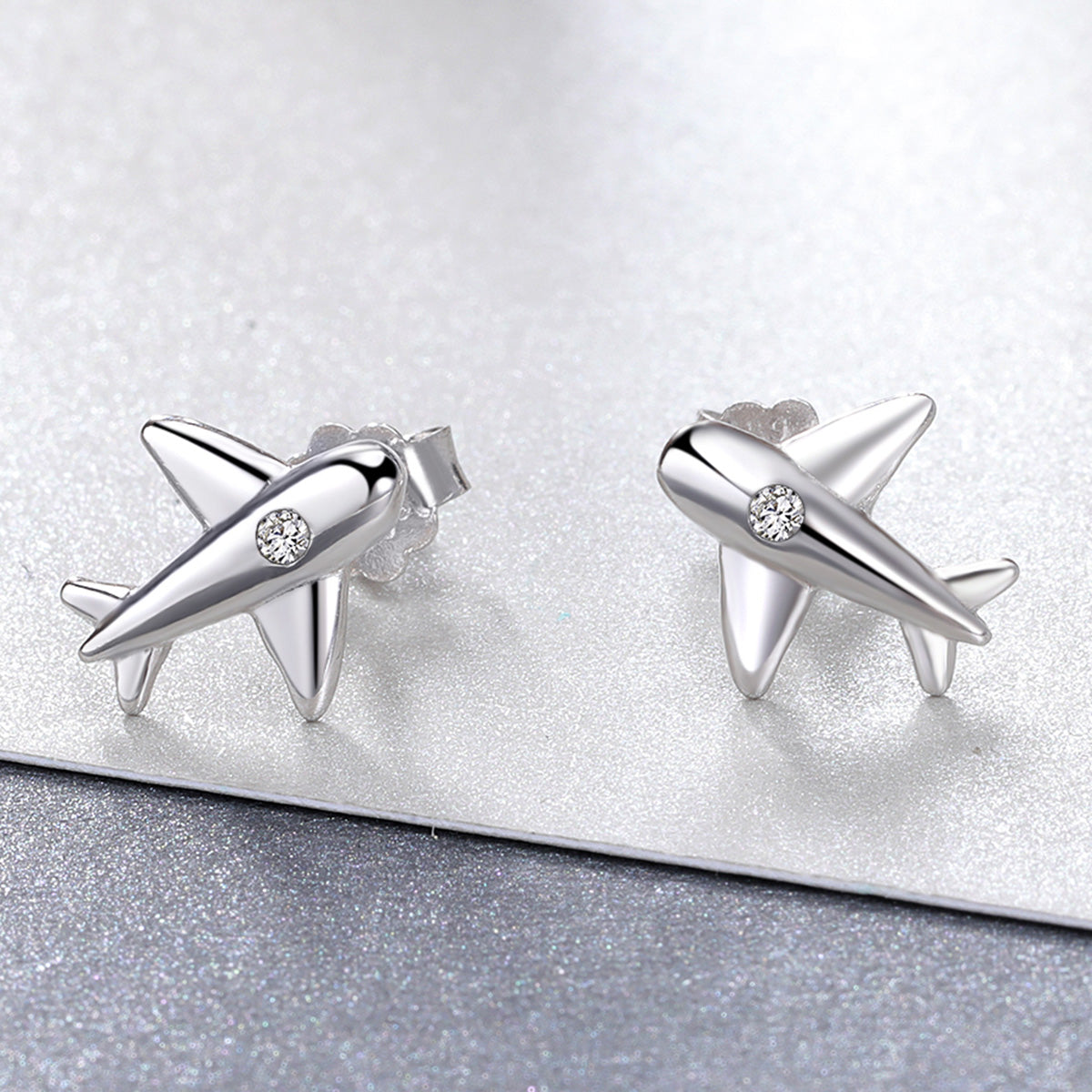 925 Sterling Silver Earrings with Pavé Setting CZ for Women