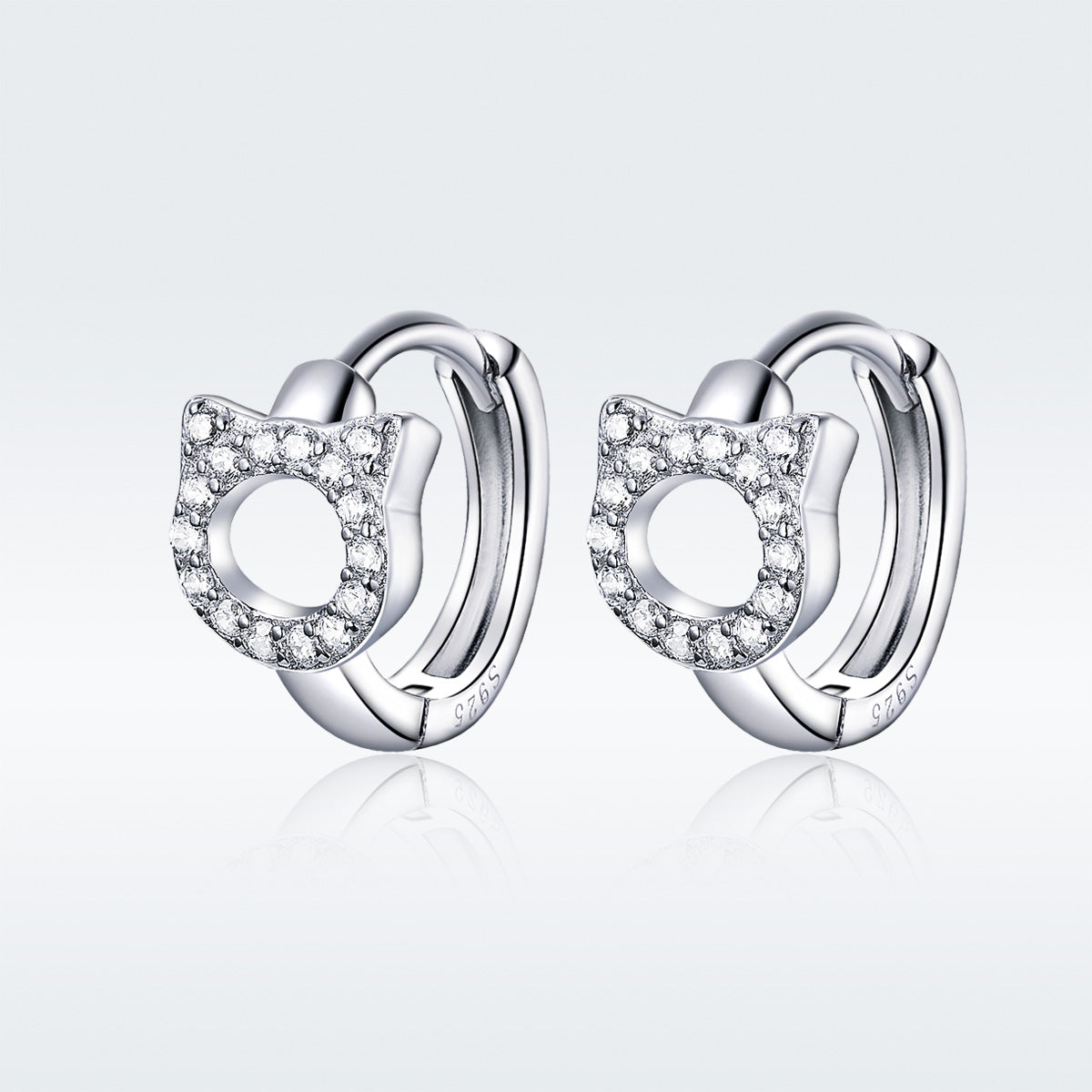 925 Sterling Silver CZ Earrings for Women