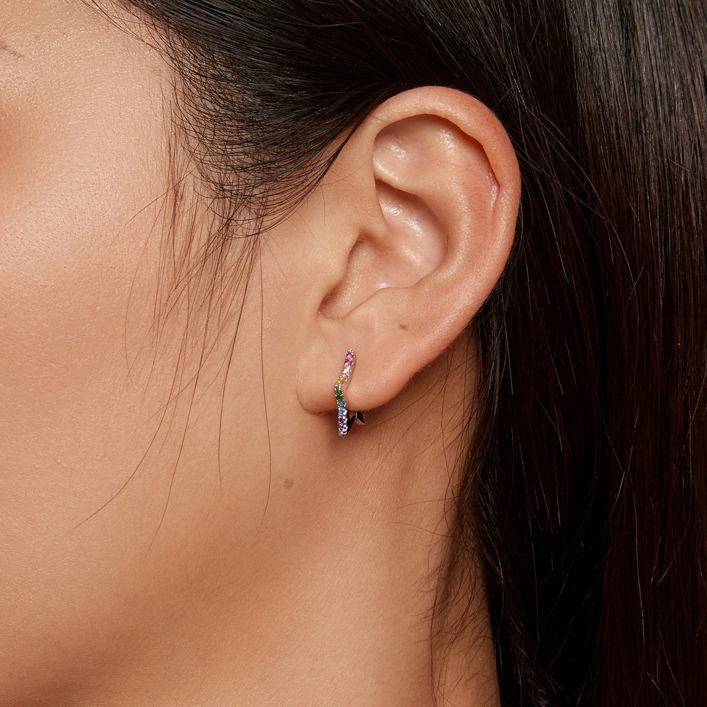925 Sterling Silver Earrings with Pavé Setting CZ for Women