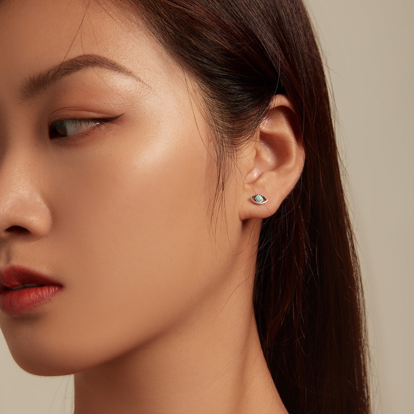 925 Sterling Silver Translucent Opal Earrings for Women