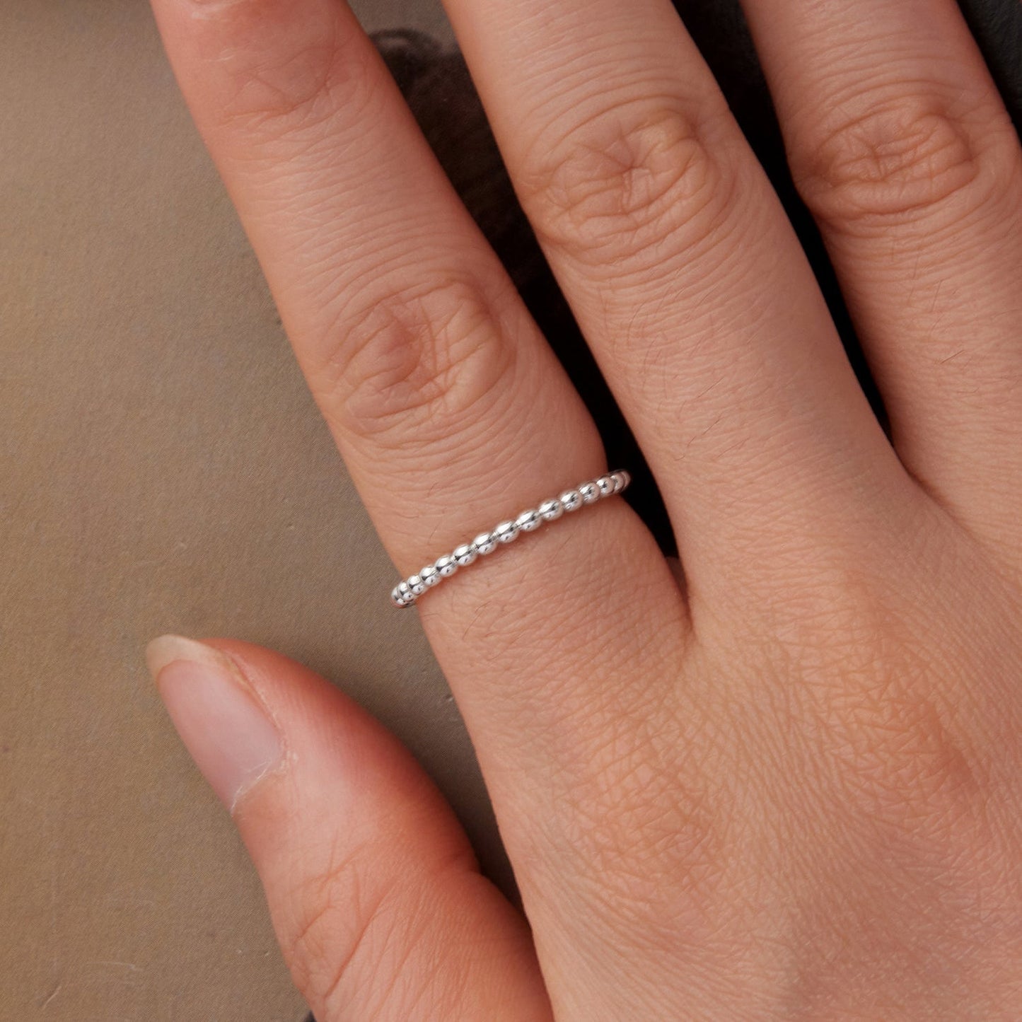 925 Sterling Silver Oxidized 0.17cm Ring for Women Size 6.0