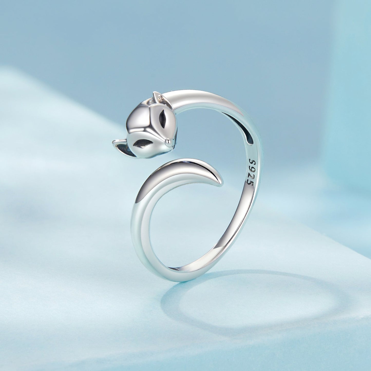 925 Sterling Silver Oxidized Silver 0.18cm Ring