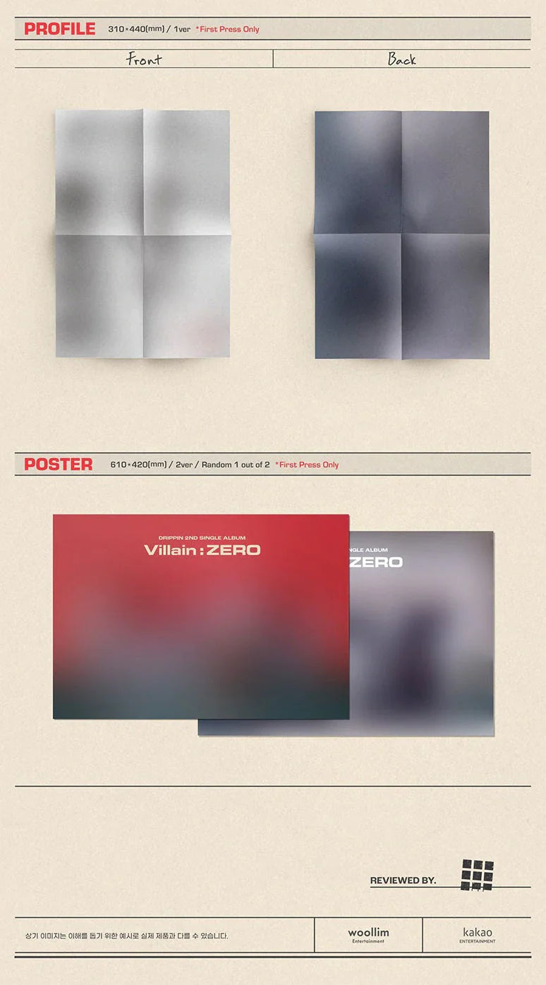 Drippin - 2nd Single Album Villain Zero