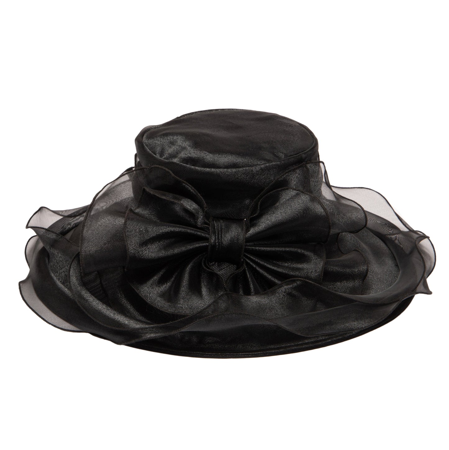 Womens Organza Bow Hat