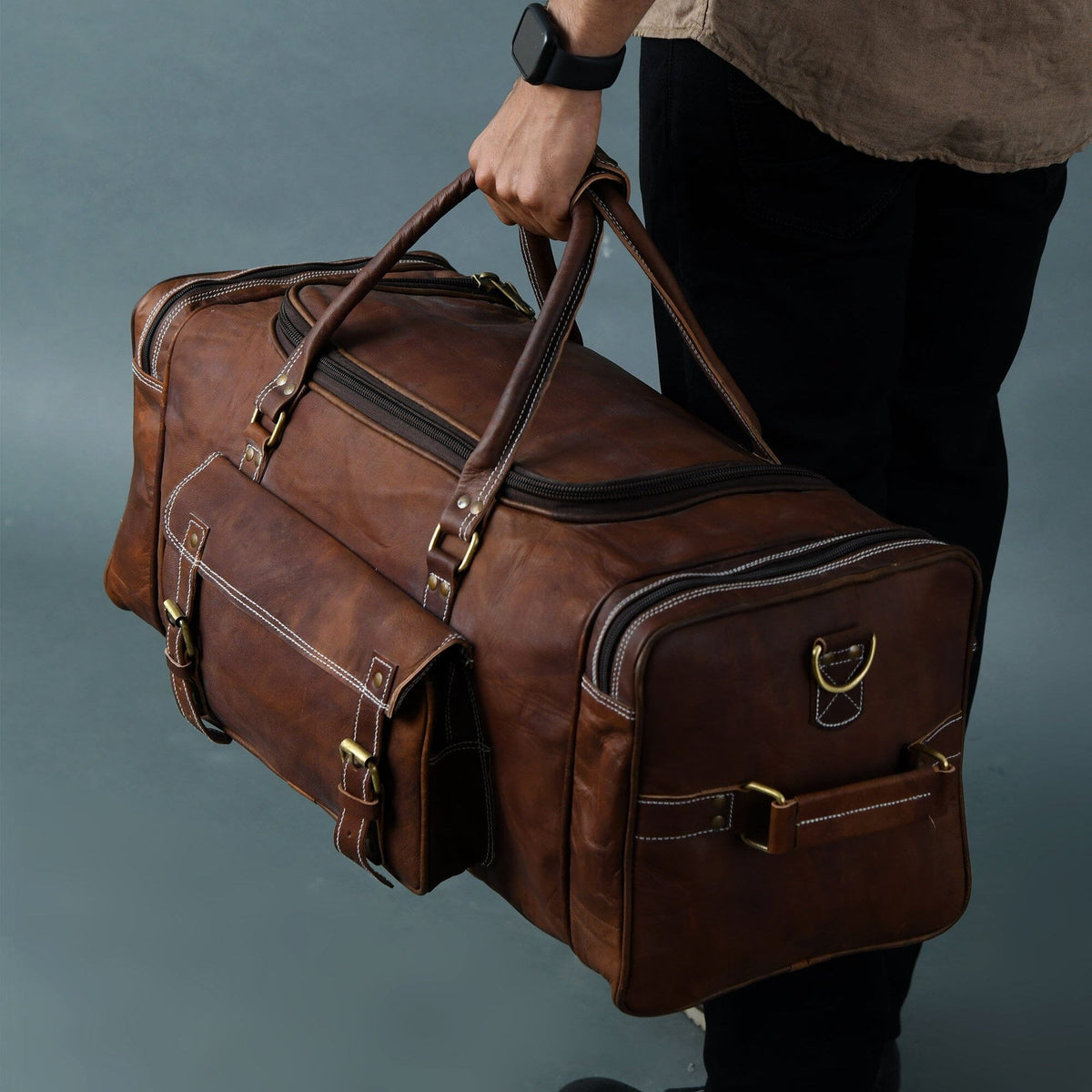 Walker Leather Weekender Bag + Free Toiletry - Osadia Concept Store