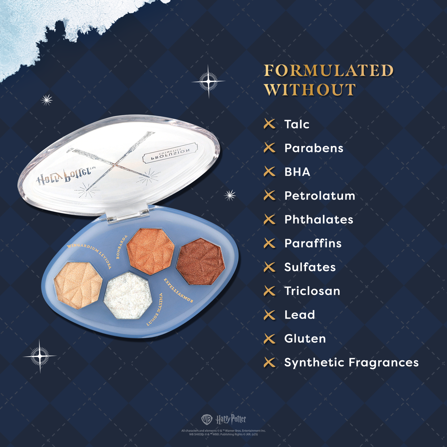 Harry Potter Holiday | Magical Charms Illuminating Highlighter Quad - Osadia Concept Store