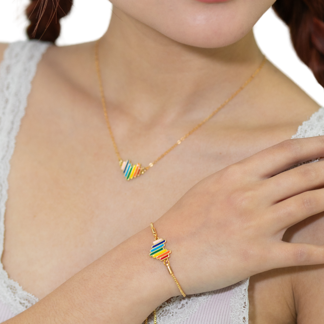 Prideful Heart Bracelet