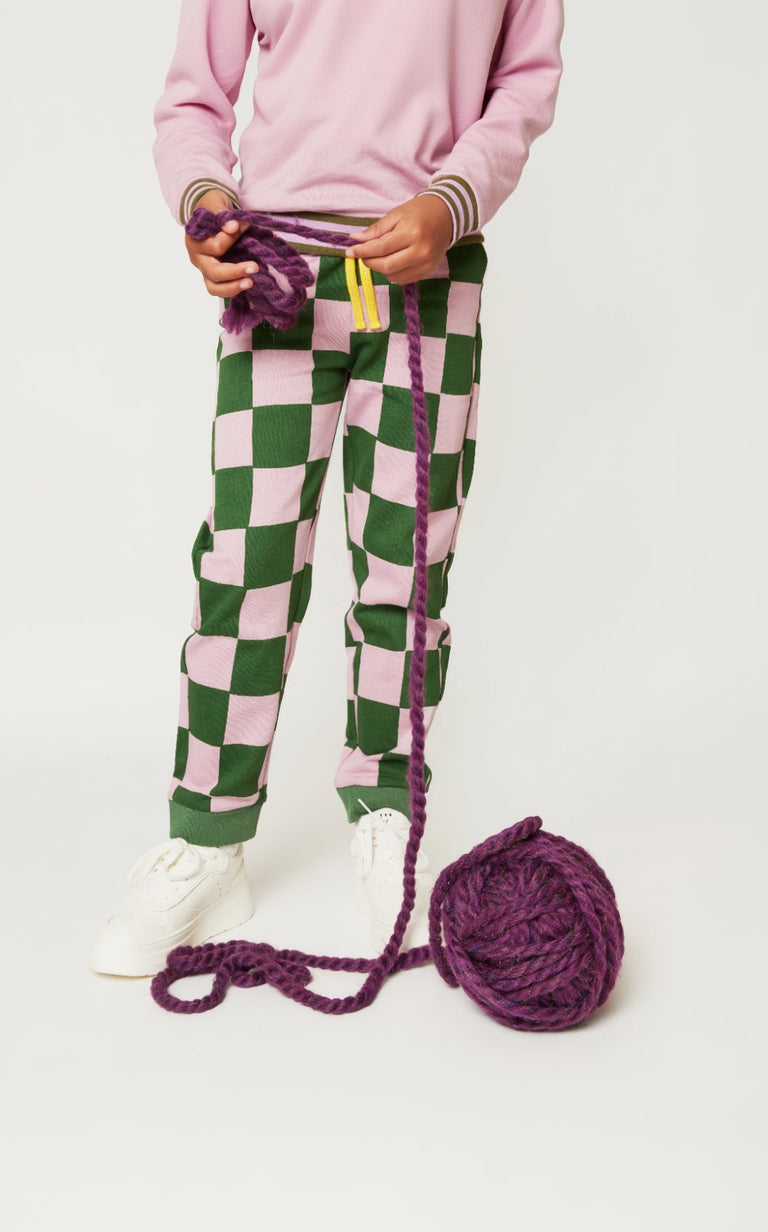 Green Checkered Jogger