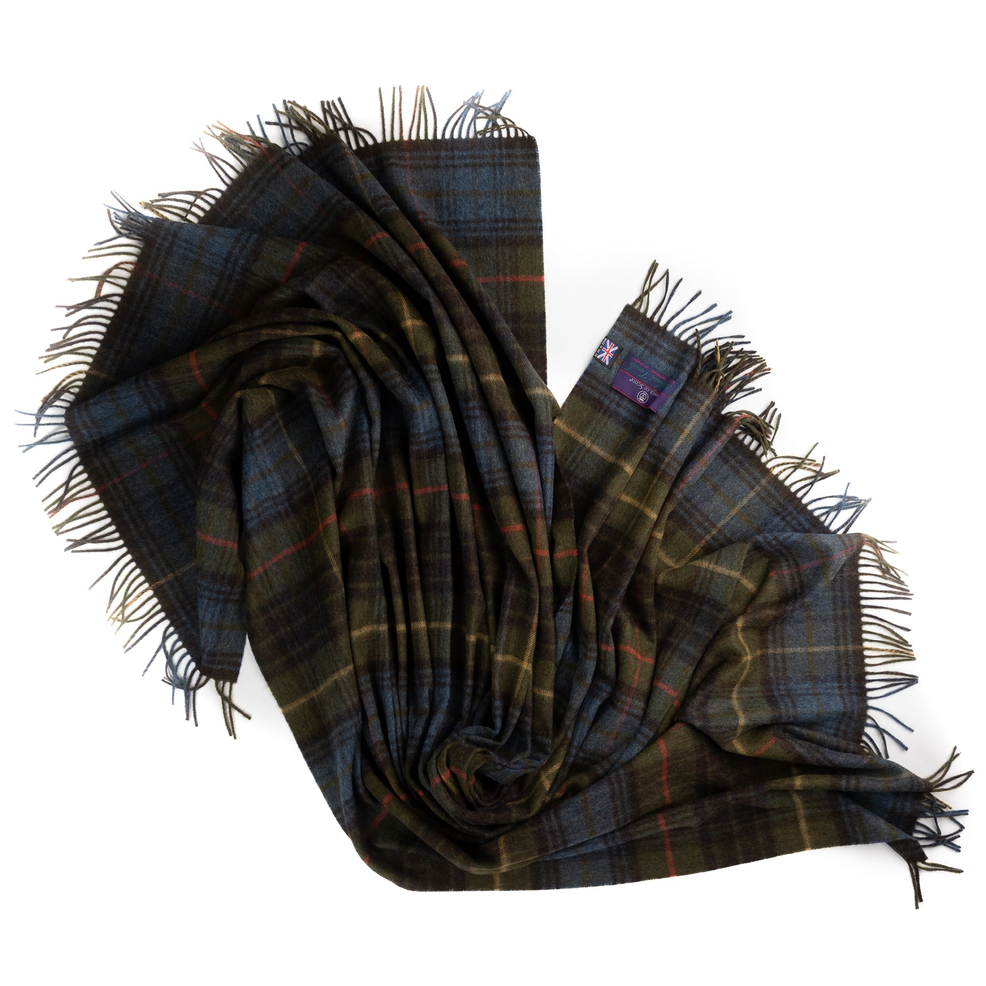 Prince of Scots Merino Wool Throw ~ Antique Hunting Stewart ~ - Osadia Concept Store