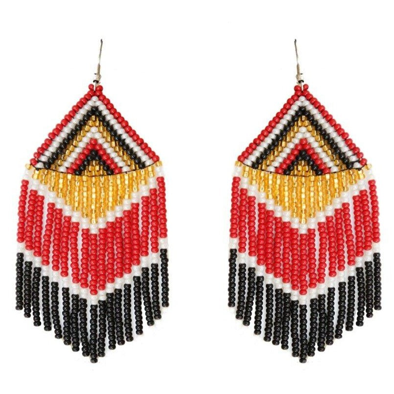 Fire Embera Earrings