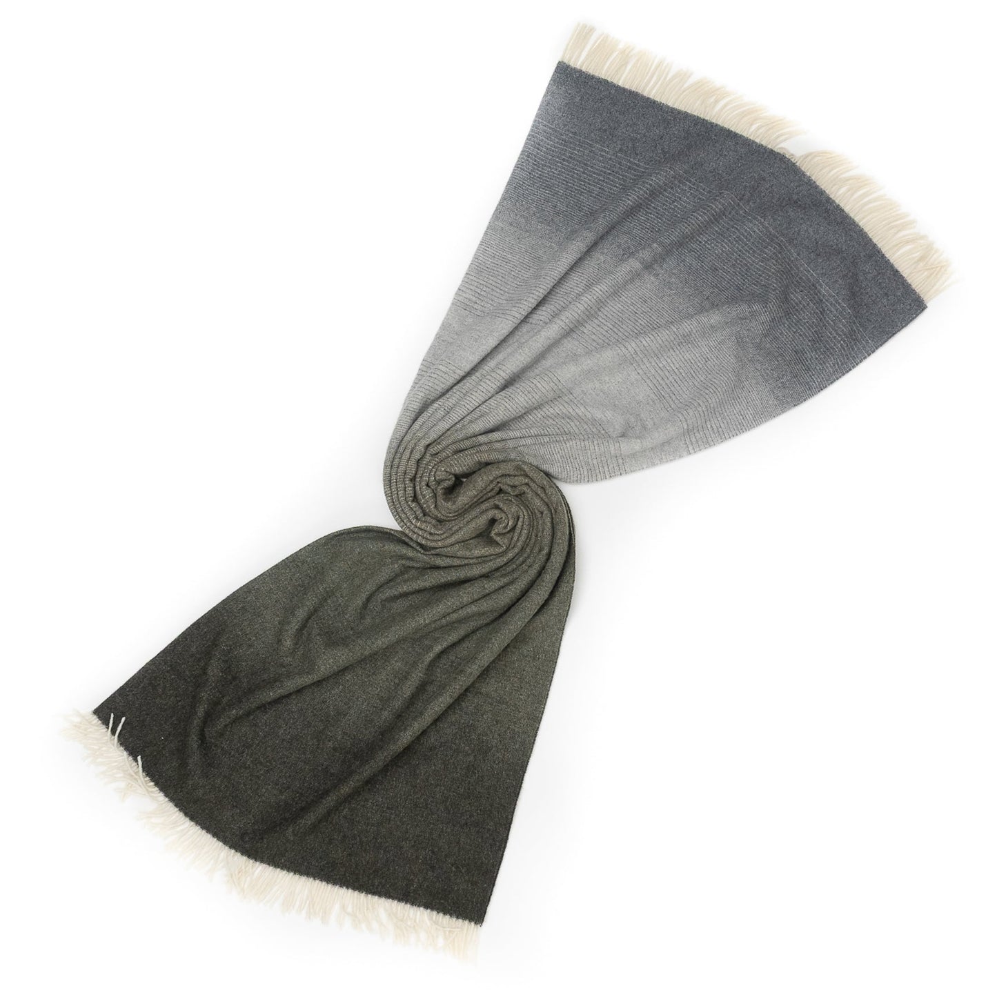 Whisper Ombre Merino Wool Throw – Moss | Prince of Scots