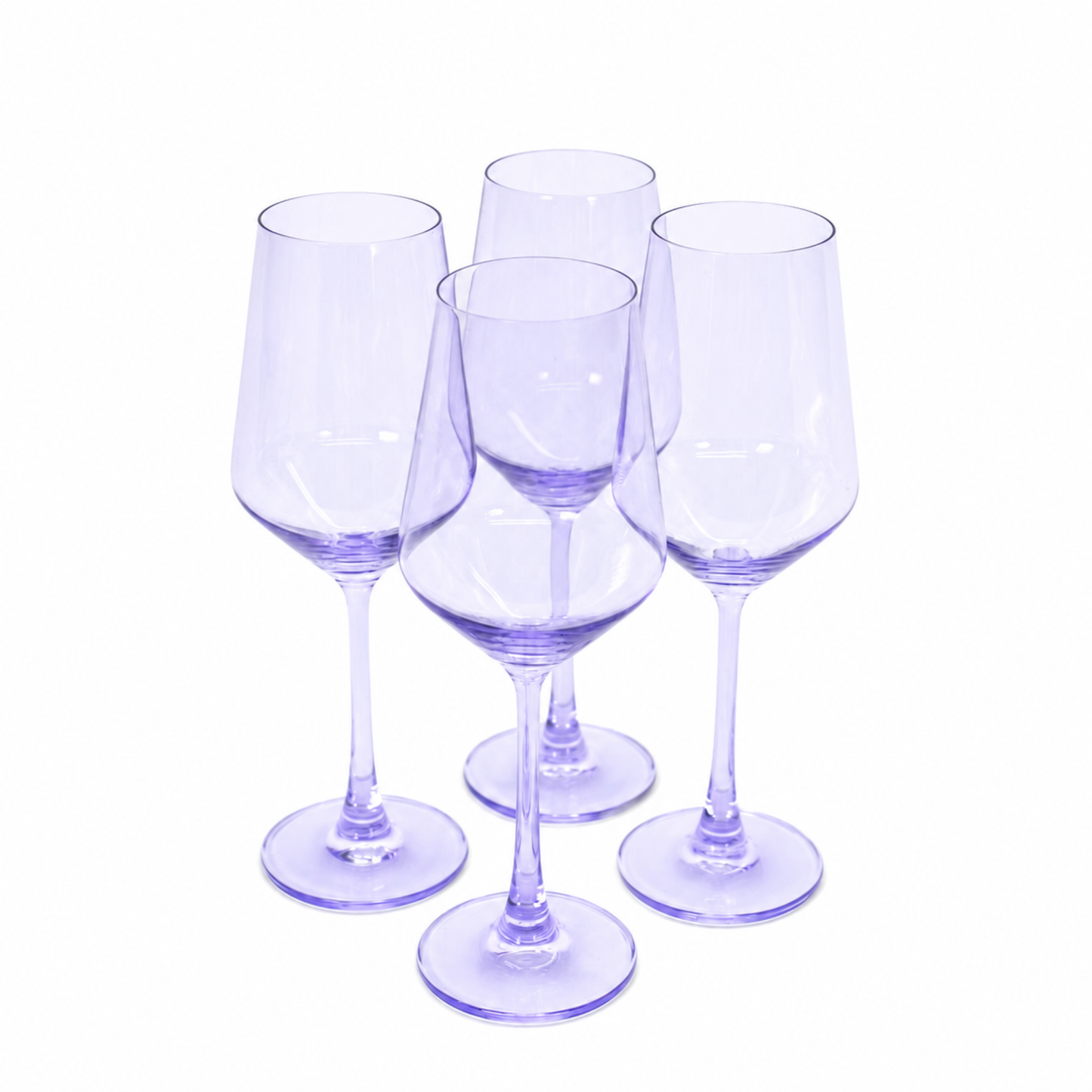 Lady Lavender - Colored Wine Glass