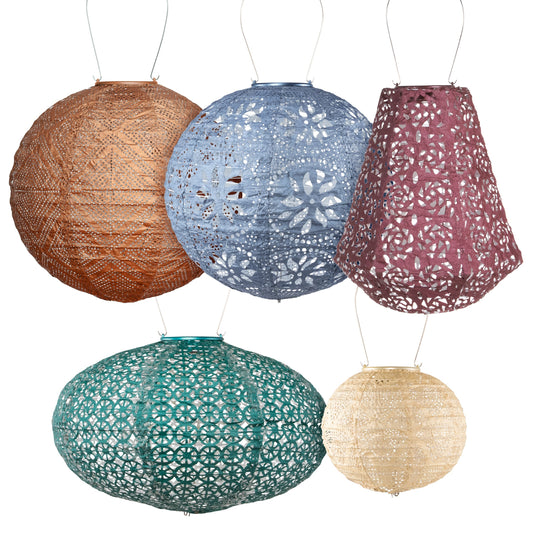 Soji Stella Multi-Shape Solar Lantern 5-pack