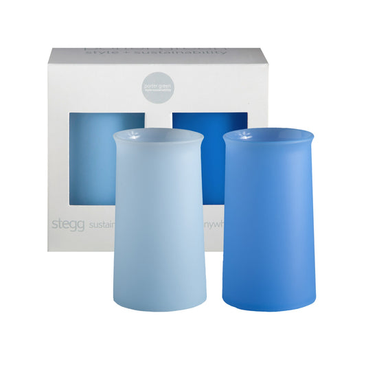 Sky + Kingfisher | Stegg | Unbreakable Highball Glasses