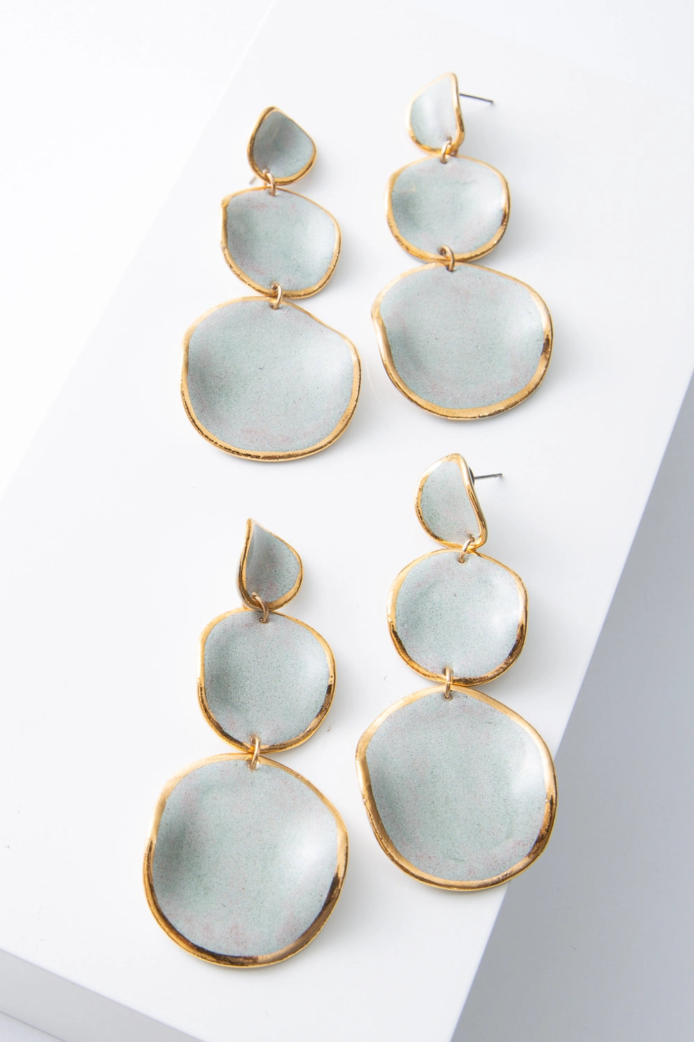 Stacked Spheres Earrings