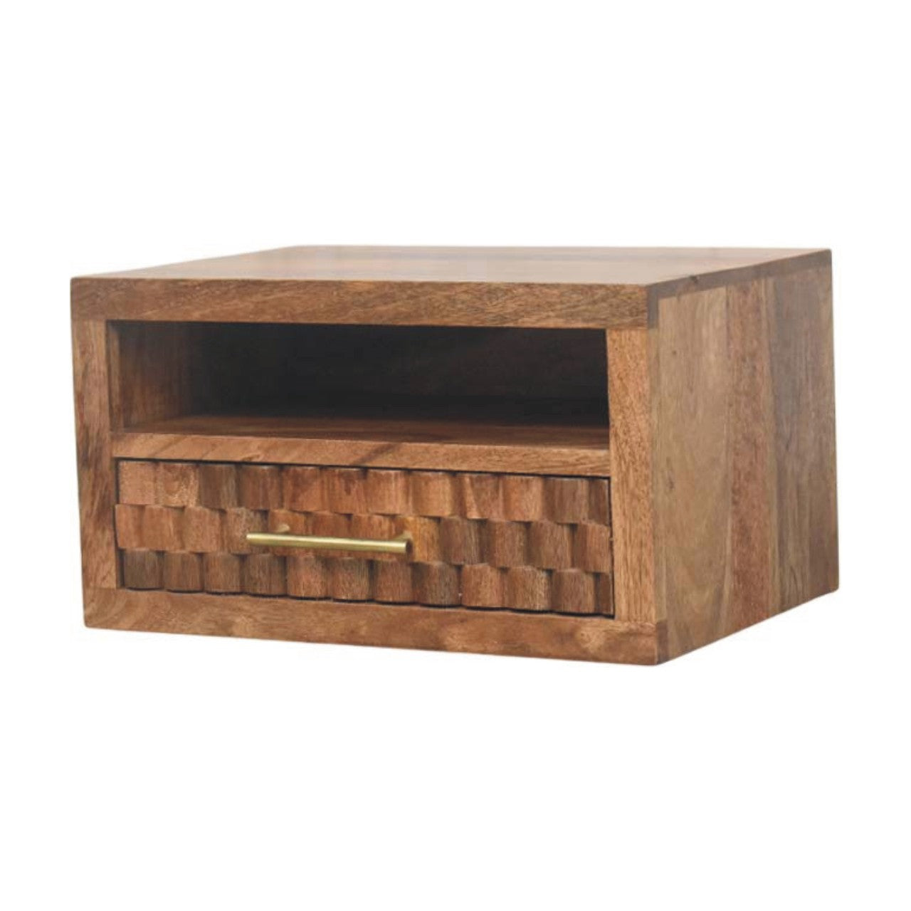 Solid Wood Arno Wall-Mounted Nightstand