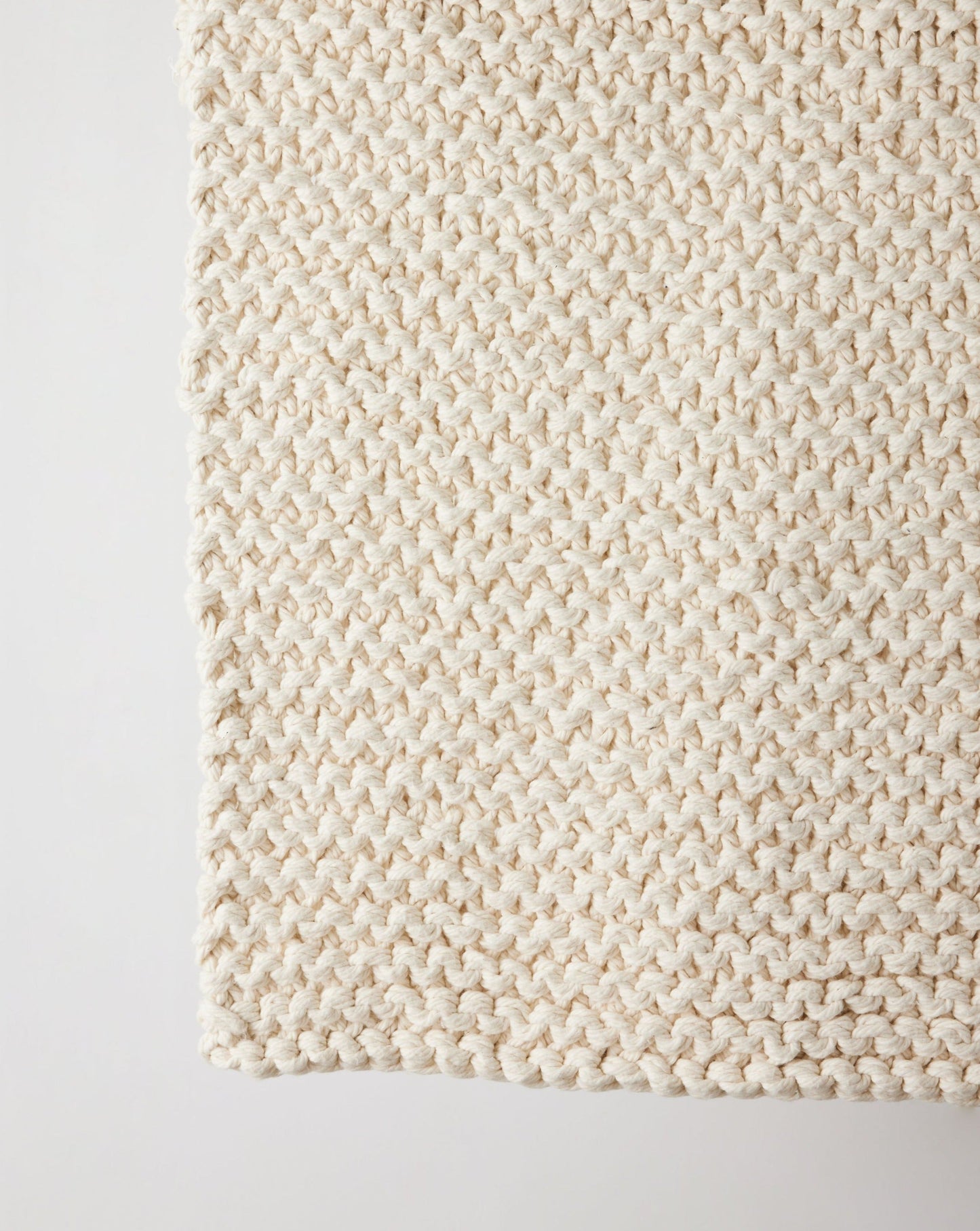 Chunky Ecru Hand-Loomed Mat - Osadia Concept Store