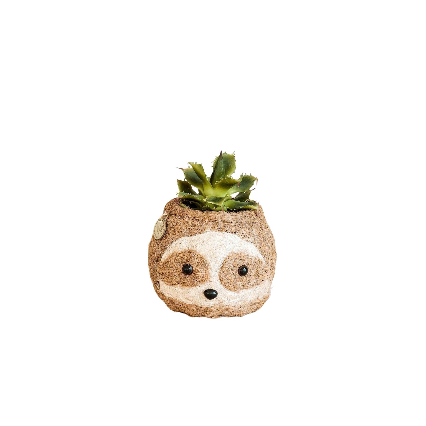 Two-tone Sloth Coco Coir Planter