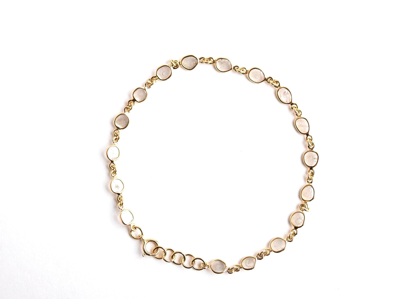 Lunar Glow Solid Gold 14k Bracelet
