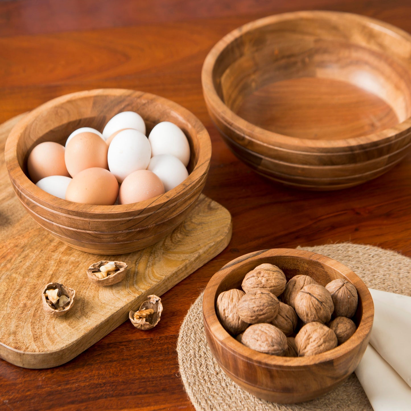 Verdan Mangowood Bowl Set