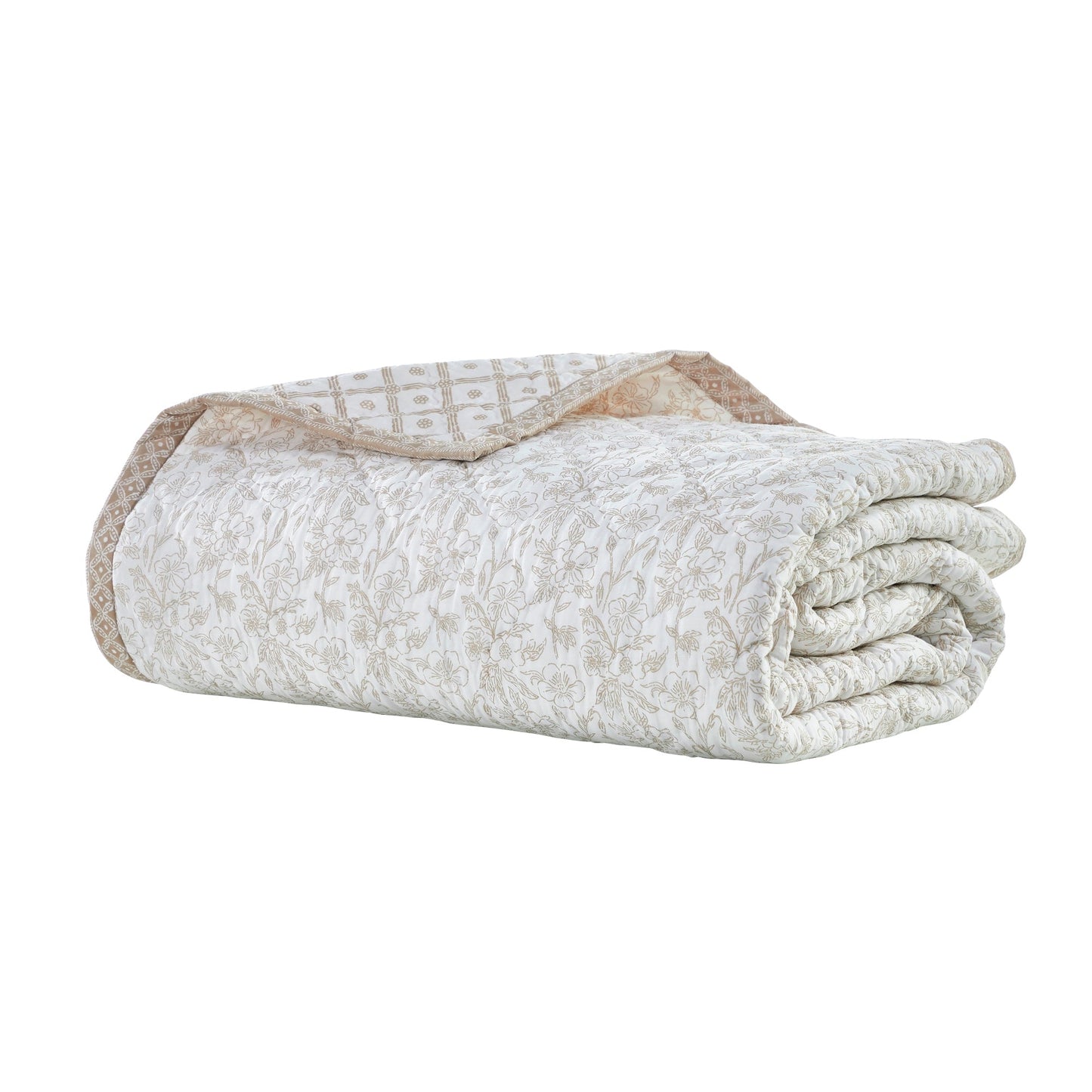 Bliss Printed Cotton Quilted Quilt