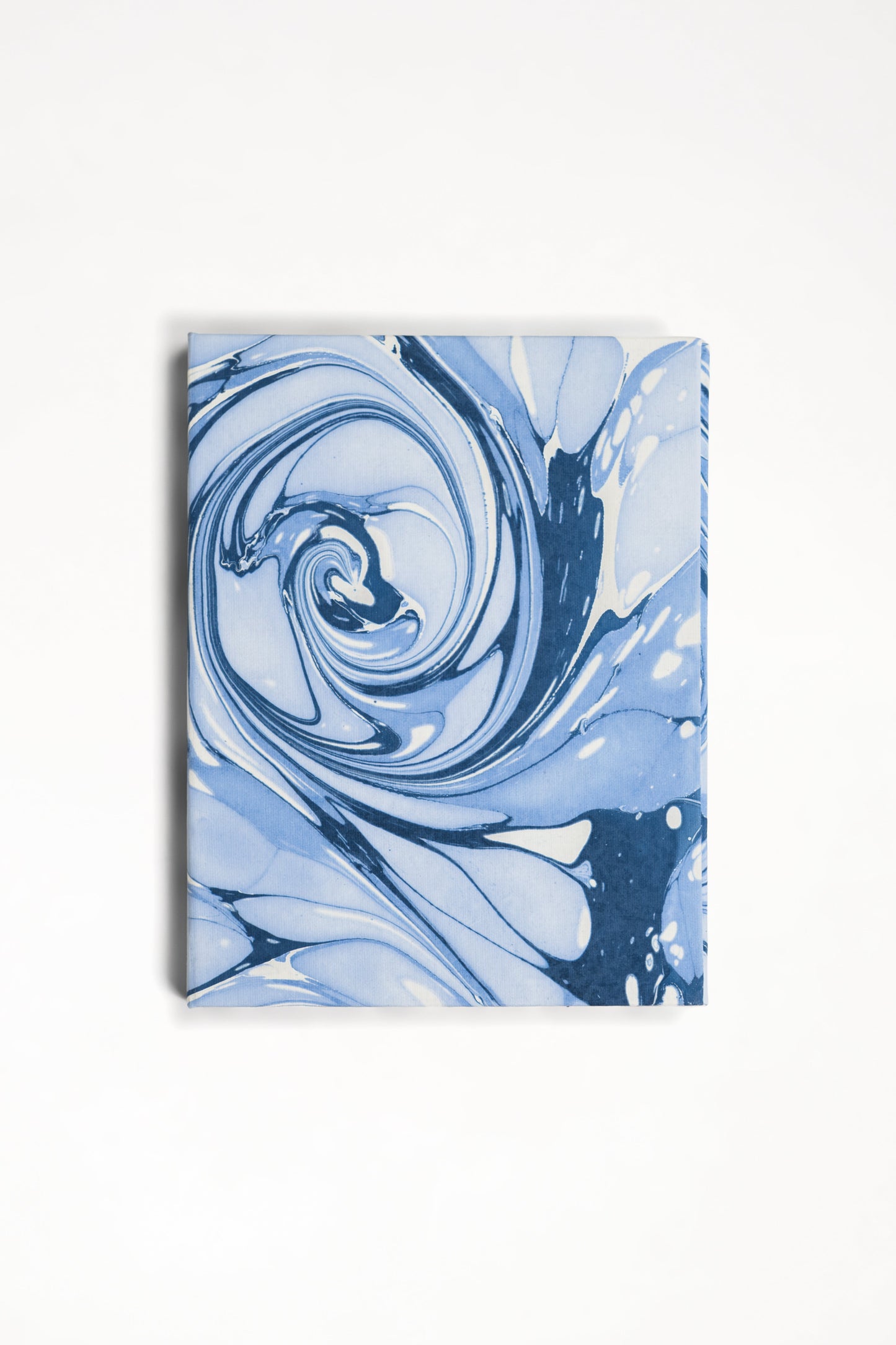 Hand-Marbled Picture Frame Folding Book, 4x6 in Ocean Wave