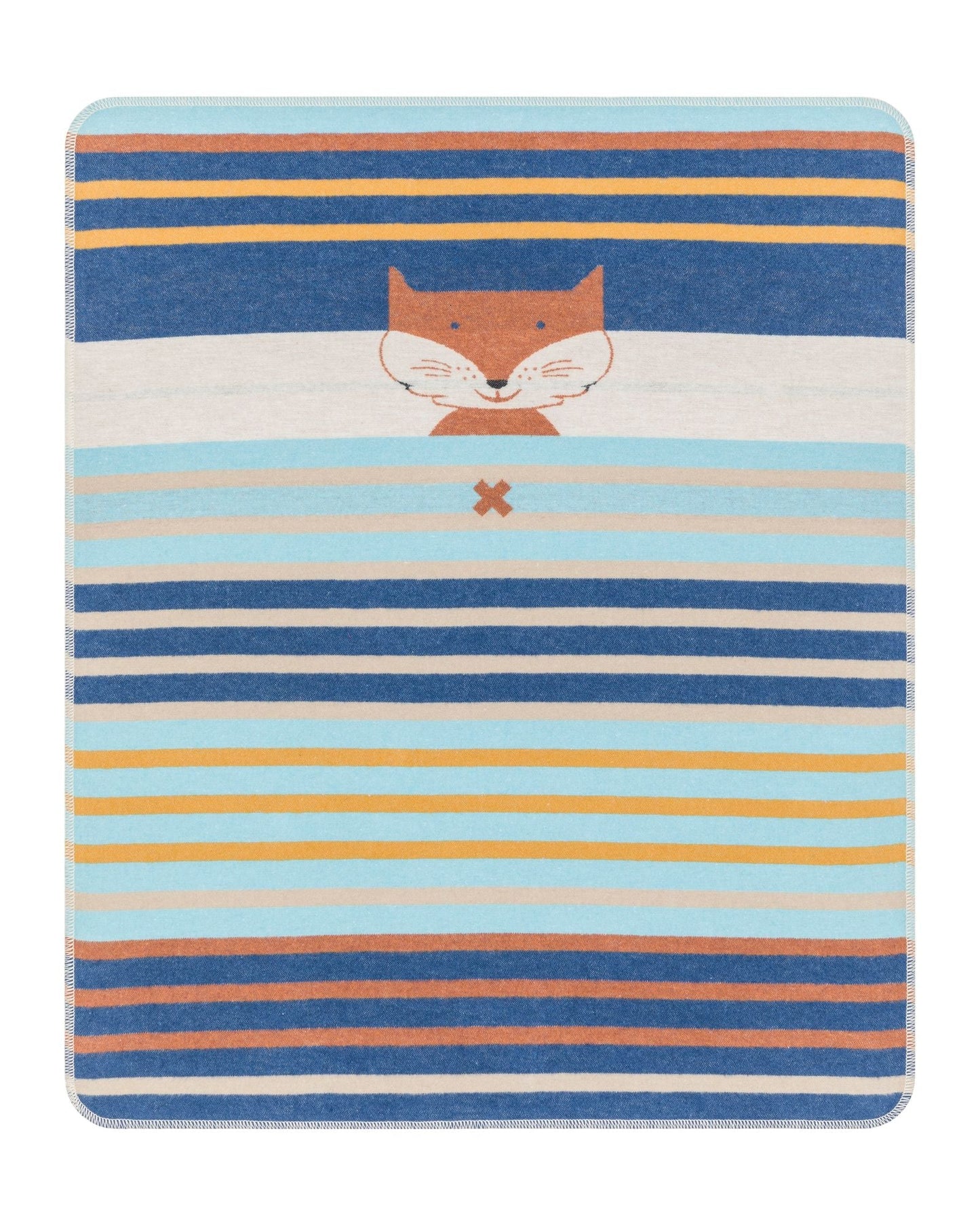 JUWEL Baby Blanket "Fox/Stripes"