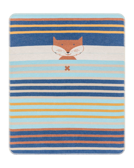 JUWEL Baby Blanket "Fox/Stripes"