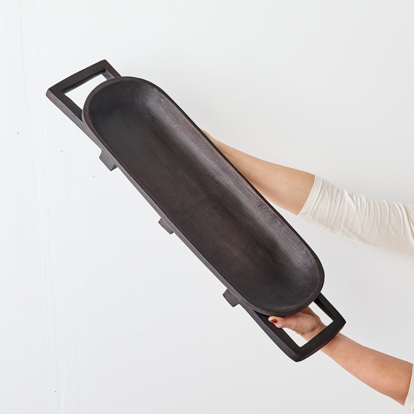 Swazi Long Wooden Serving Tray