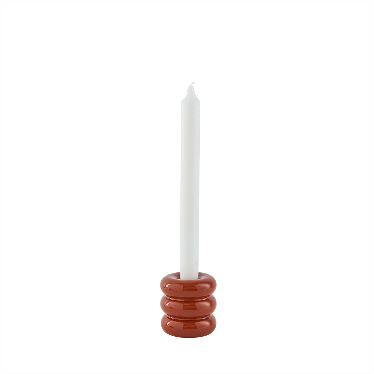 Savi Ceramic Candleholder Nutmeg - High