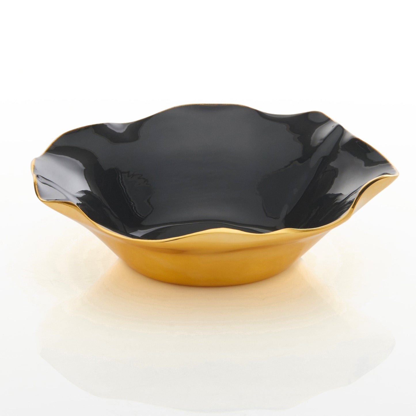 Ruffled Bowl Graphite - In Stock