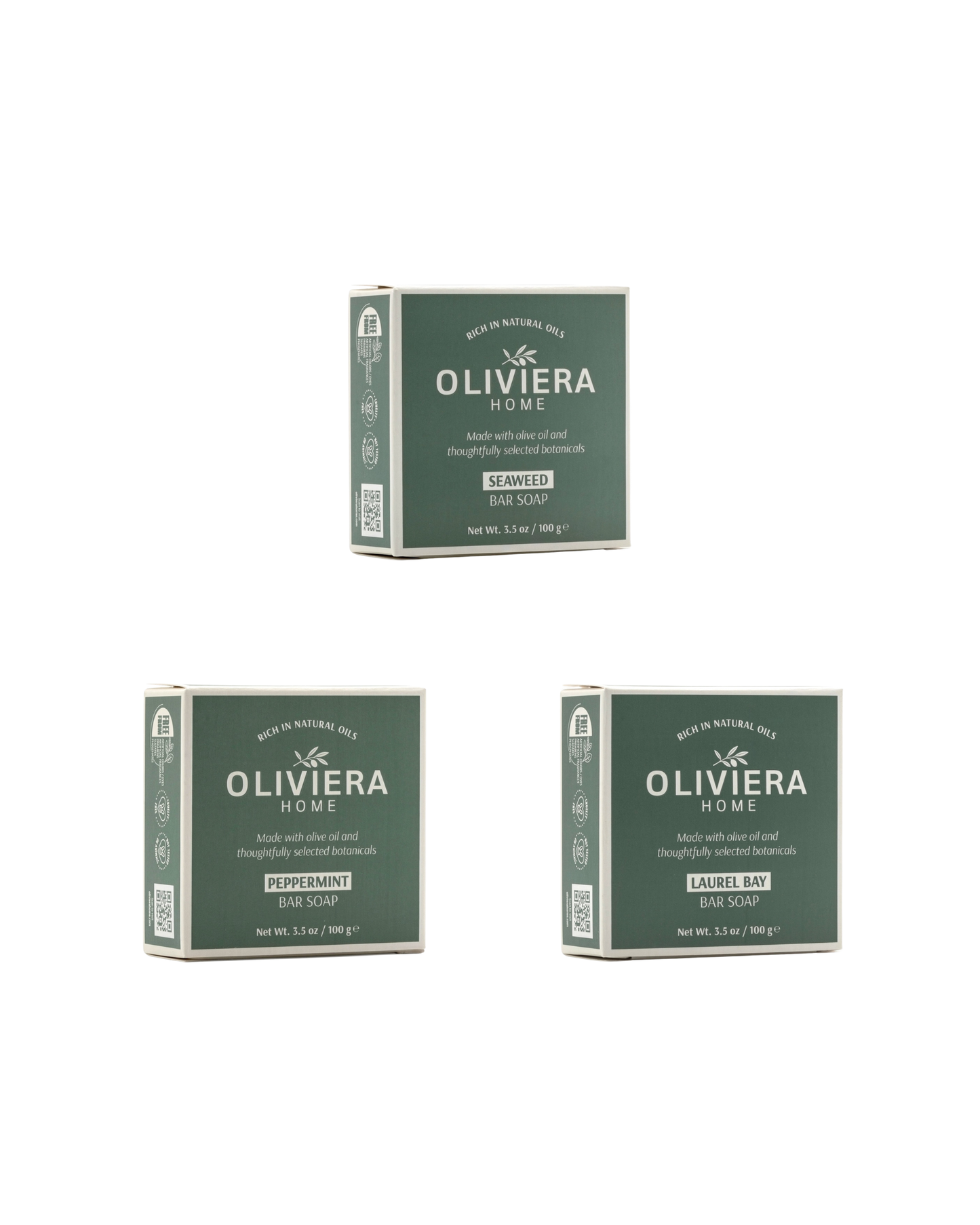 Coastal Herb Bar Soap Trio