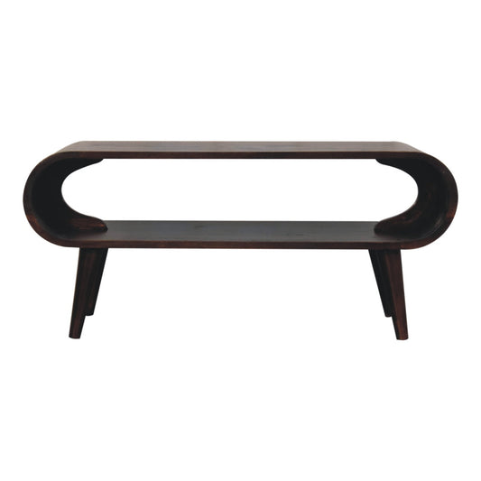 Solid Wood Amaya Light Walnut Coffee Table