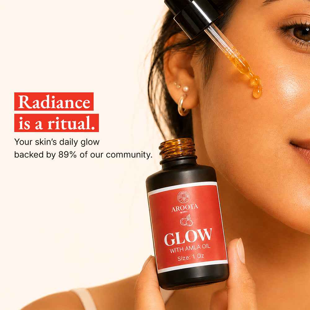 Glow Vitamin C Serum: Astaxanthin X Amla Oil (Tridoshic)